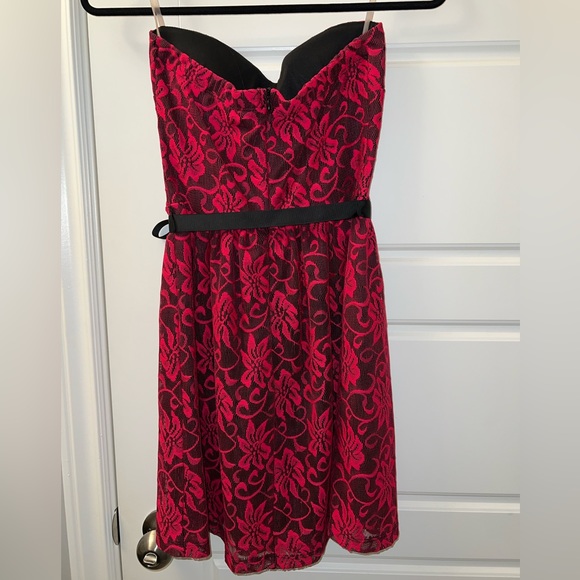 Mini Strapless Eclipse Dress with Black Ribbon Size XS - Picture 2 of 2